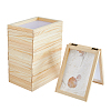 14Pcs Rectangle Wooden Paper Making DIY-FH0010-42-1