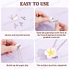 6Pcs 201 Stainless Steel Brooch Convert Necklaces Pendant Hooks STAS-BBC0010-60-6