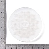 Flat Round Natural Selenite Slice Coasters DJEW-C015-02F-01-3