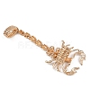 Alloy Rhinestone Stretch Rings AJEW-B107-03KCG-1