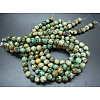 Natural African Turquoise(Jasper) Beads Strands TURQ-G037-12mm-2