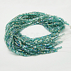 Electroplate Glass Beads Strands X-EGLA-D018-8x8mm-53-2