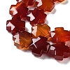 Natural Red Agate Beads Strands G-K357-C05-01-4