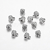 Tibetan Silver Barrel Hangers X-AB698-1