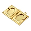 Brass Locket Pendants KK-Q019-11G-2