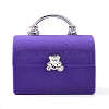 Lady Bag with Bear Shape Velvet Jewelry Boxes X-VBOX-L002-E01-1