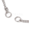 304 Stainless Steel Satellite Chain Bracelet Making AJEW-JB01578-02-2