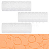 Plastic Handle Clay Texture Rollers AJEW-WH0248-351-1