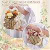 Wicker Flower Baskets with Handle DIY-WH0899-431A-3