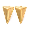 Ion Plating(IP) 304 Stainless Steel Stud Earrings EJEW-G395-13G-2