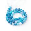 Natural Fire Crackle Agate Bead Strands G-S216-8mm-03-2