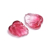 Two-Tone Transparent Glass Charms GLAA-H016-15N-2