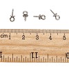 304 Stainless Steel Screw Eye Pin Peg Bails X-STAS-E076-05-4