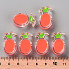 Transparent Enamel Acrylic Beads TACR-S155-002A-4