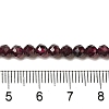 Natural Garnet Beads Strands G-F460-28-01-4