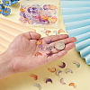 108Pcs 6 Colors Transparent Glass Charms GLAA-BT0001-04-6