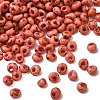 Opaque Glass Beads GL-CBA31A4-01B-1