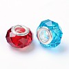 Handmade Glass European Beads GPDL25Y-M-2