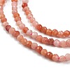 Natural Pink Aventurine Beads Strands G-M438-A09-02-3