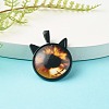 Handmade Glass Pendants PALLOY-JF00798-4