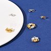 12 Sets 2 Colors Brass Magnetic Clasps KK-FS0001-55A-10