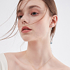 8 Pairs 2 Color Brass Stud Earring Findings KK-FH0006-64-6