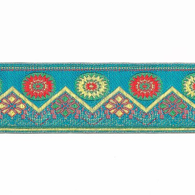 Ethnic Style Embroidery Polyester Ribbons OCOR-XCP0001-23B-1