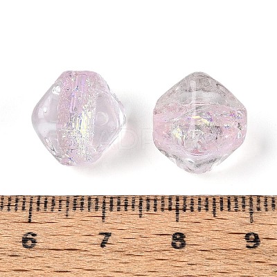 Handmade Foil Glass Beads Strands FOIL-N033-01A-1