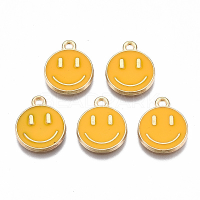 Alloy Enamel Charms ENAM-S121-165C-RS-1
