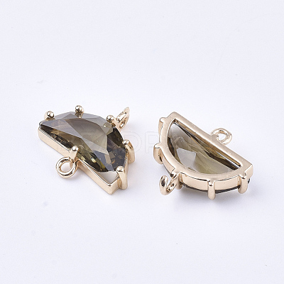Transparent Glass Links connectors GLAA-T007-16A-1