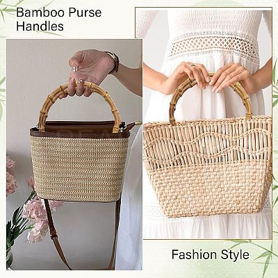 Bamboo D Shaped Handles Replacement FIND-CA0001-17-1