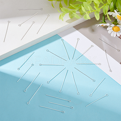 100Pcs Brass Eye Pins KK-BBC0024-76E-1