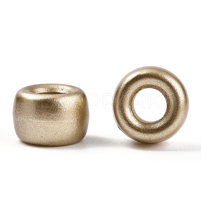 Spray Painted Plastic Beads KY-T025-01-G02-1