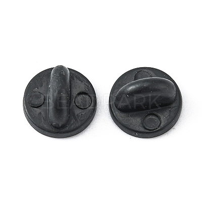 60Pcs Rubber Pin Backs FIND-YW0011-59-1