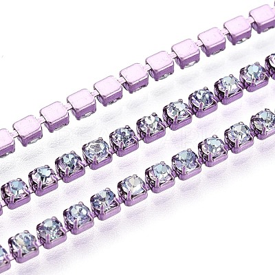 Iron Rhinestone Cup Chains CH-N005-05D-1