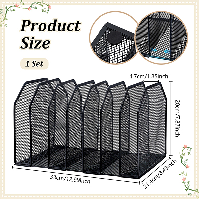 1Pc Iron Bookends AJEW-AR0005-08A-1