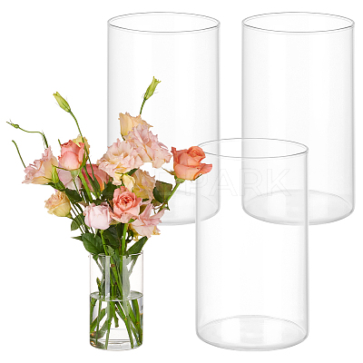 Transparent Glass Hydroponic Vase AJEW-WH0348-441B-1