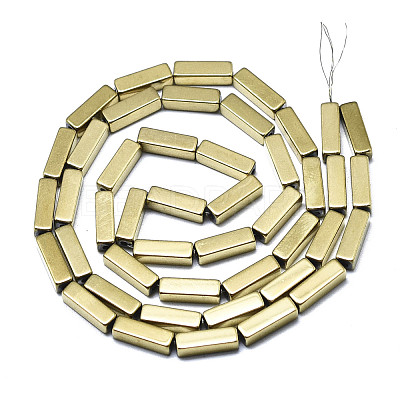 Electroplate Non-magnetic Synthetic Hematite Beads Strands G-S352-41B-01-1
