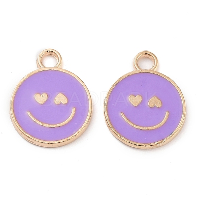 Alloy Enamel Pendants PALLOY-S192-04G-07-1