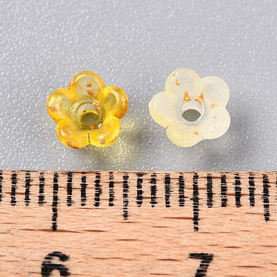 Frosted Transparent Acrylic Beads OACR-N137-72G-1