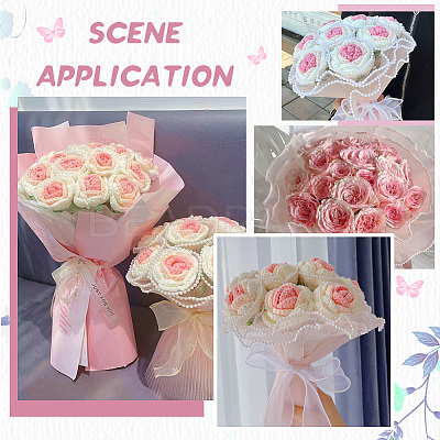 2 Bags Organza Flower Wrapping Bouquet Paper DIY-GF0009-26B-1