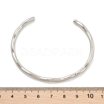 Non-Tarnish 304 Stainless Steel Cuff Bangles BJEW-H323-01P-1