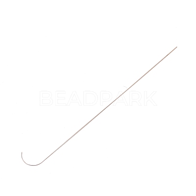 201 Stainless Steel Bented Beading Needles TOOL-WH0125-33B-1-1