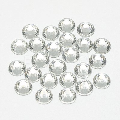 Flat Back Glass Rhinestone Cabochons RGLA-T090-SS40-01-1