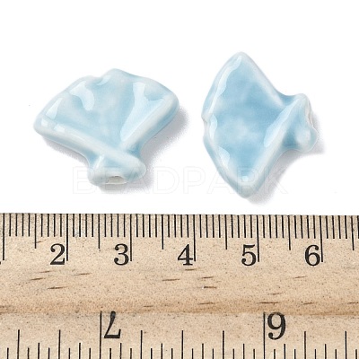 Glazed Porcelain Beads PORC-K003-05-1