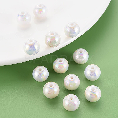 Opaque Acrylic Beads X-MACR-S370-D12mm-01-1