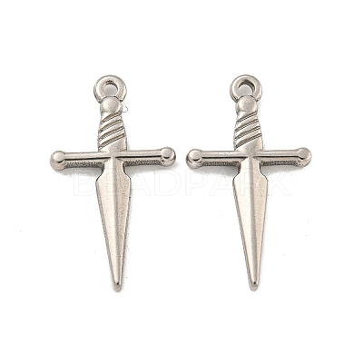 Non-Tarnish 304 Stainless Steel Pendants X-STAS-O004-06A-P-1