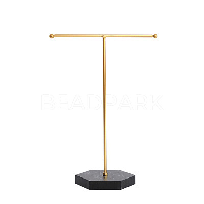 T Shaped Iron Earring Display Stand CON-PW0001-145B-1
