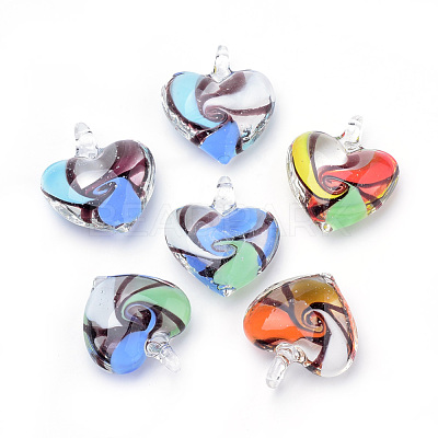 Handmade Lampwork Pendants LAMP-R138-09-B-1