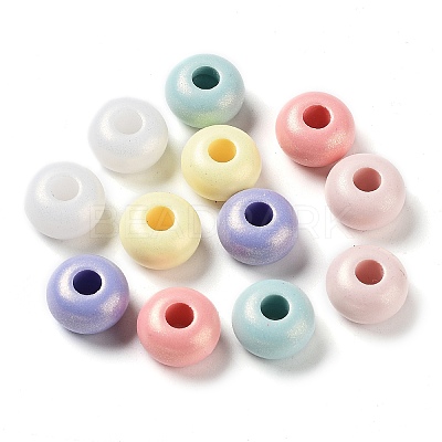 Opaque Acrylic Beads OACR-Z013-31-1